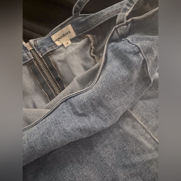 Superdown Denim Mini Dress - Picture 3 of 4